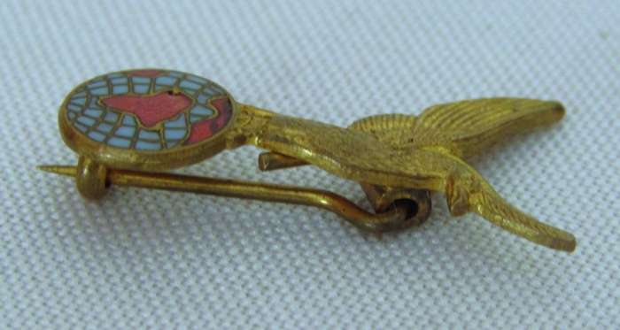 Vintage RAF Royal Airforce Association Brass and Enamel Badge