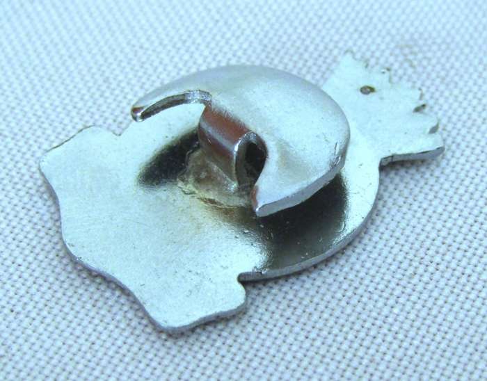 ATC - Air Training Corps silver tone metal and enamel badge
