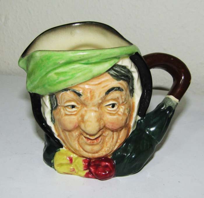 Vintage Royal Doulton Sairey Gamp Mini Character Toby Jug