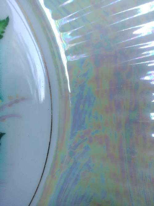 antique Vintage pearl plate