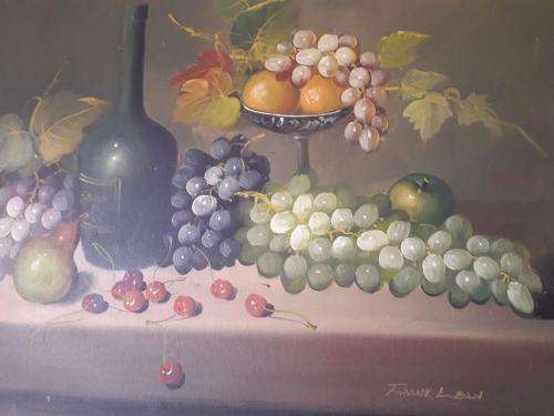 STUNNING-FRANK LEAN- PAINTING!! HUGE (1 METER X 800CM )  20TH CENTURY !! INVESTMENT ART !