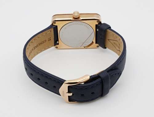 Fossil Ladies Watch Analogue Quartz Movement Leather Strap Stainless Steel
