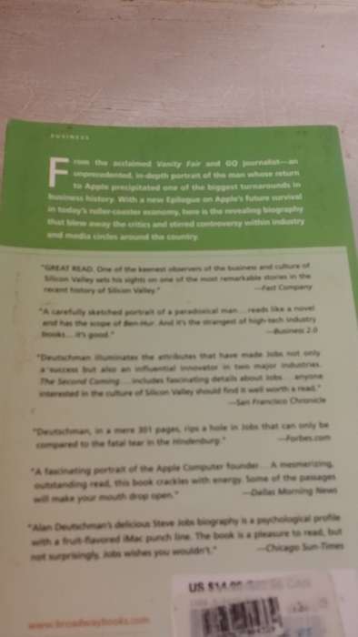 BOOKS - The Second Coming of Steve Jobs by Alan Deutschman