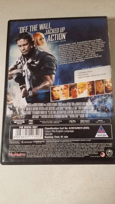 DVD movie  : GAMER - GERARD BUTLER