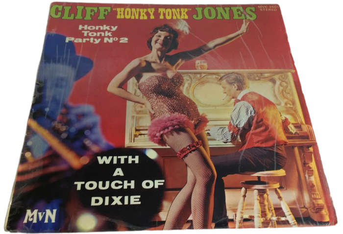 LP Vinyl Records -  Cliff Honky Tonk Jones