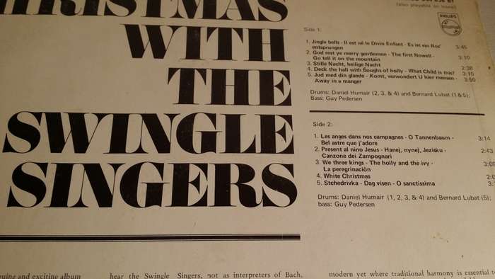 LP Vinyl Records -   Christmas with Swingle Singers