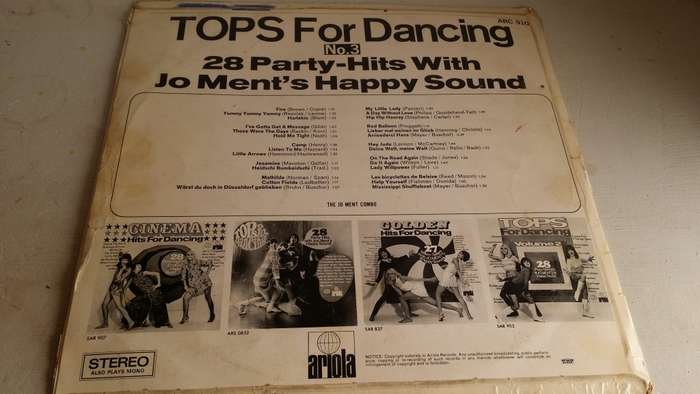 LP Vinyl Records -  Tops for Dancing
