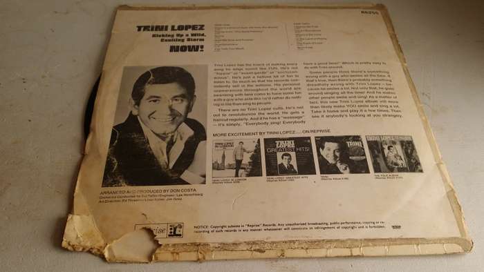 LP Vinyl Records - Trini Lopez