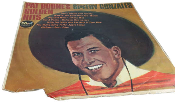 LP Vinyl Records - Pat Boone Golden Hits Speedy Gonzales