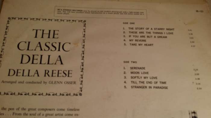 LP Vinyl Records - Della Reese