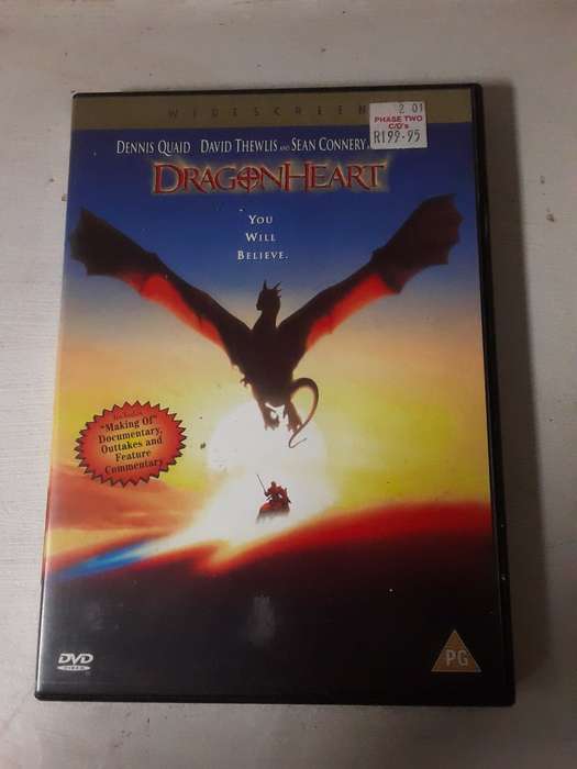 DVD movie Dragon heart , Dennis Quaide excellent condition