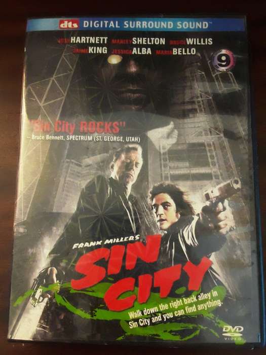 DVD movie - Sin City , Bruce Willis , Jessica Alba