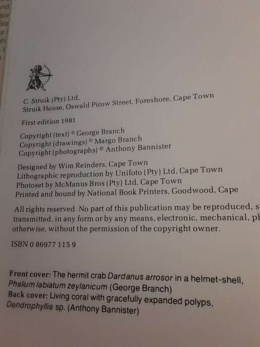 Books : The Living Shores of Southern Africa. - Branch, George  Illustrated