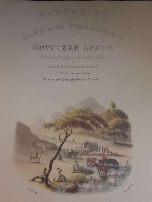 Books :    Portraits of the Game and Wild Animals of Southern Africa  1840