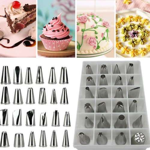 24 PC's Piping Nozzles in Container.