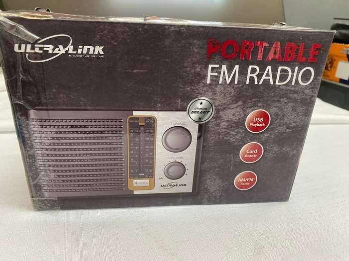 Ultralink Portable FM Radio with built in Rechargeable Battery UL-PA100