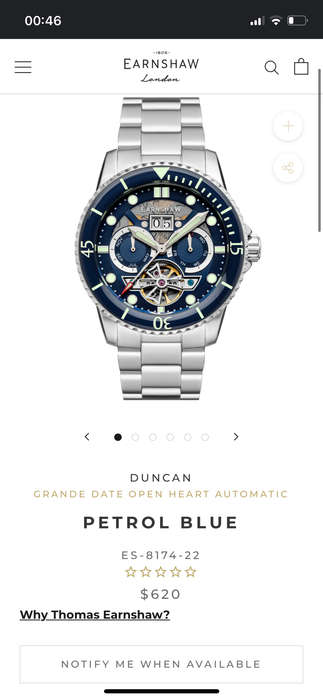 Thomas Earnshaw Duncan Grande dat open heart