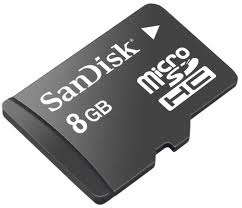 ****** 8GB Sandisk Micro SD card + Free SD Adaptor ********* COMBINE AND SAVE ON SHIPPING COSTS