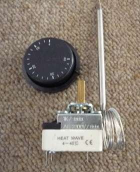 THERMOSTAT : 0 TO 40 DEGREES CELSIUS, BILTONG DRYER
