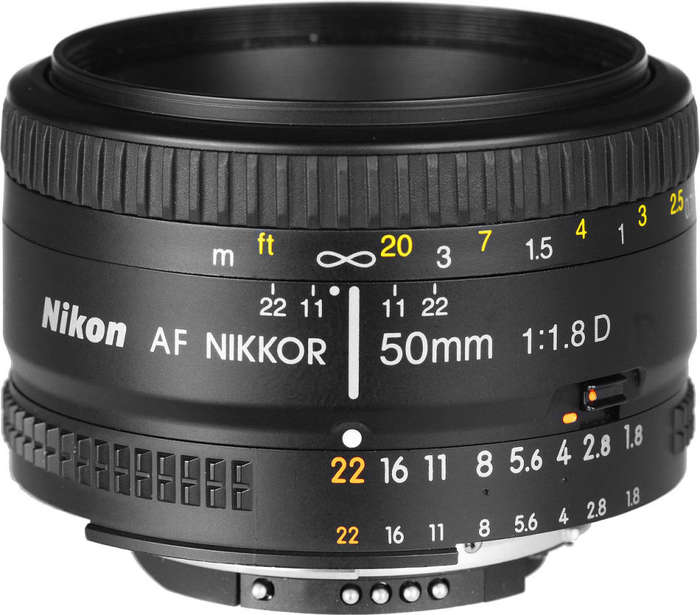 NIKON AF NIKKOR 50mm f1.8 D LENS - 10/10 - With Original Box