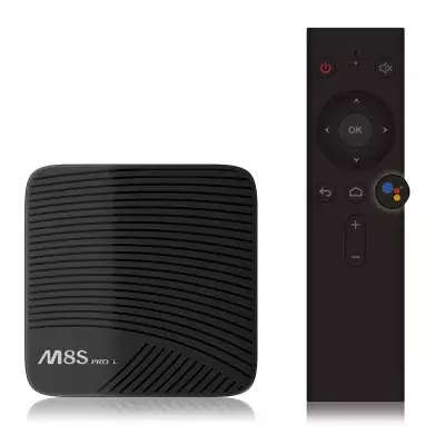 MeCOOL M8S Pro L (3GB/32 GB) Android 7.1 TV Box with Voice Control Remote l** DSTV Now preloaded