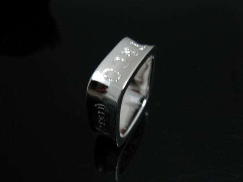 Elegant Silver Square Ring - Size 8 (Ready to Ship)