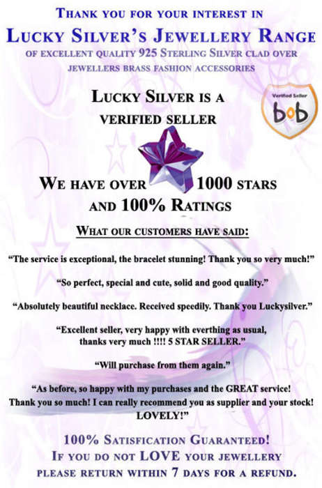 lucky 925 Sterling Silver EP Bracelet