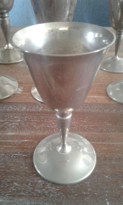 Silver Plated Wine & Sherry Goblets