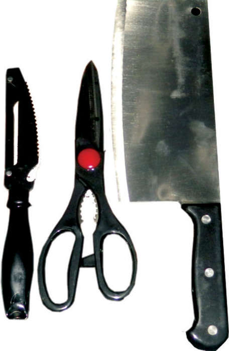 3 piece/set High Quality - Peeler, Scissor, Cleaver