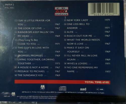 Burt Bacharach - Make It Easy On Yourself (CD)