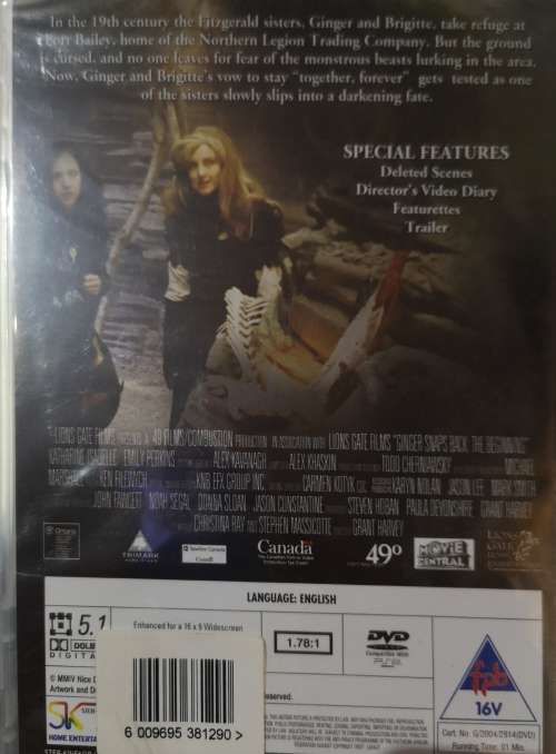 Ginger Snaps Back - The Beginning (DVD) [New]