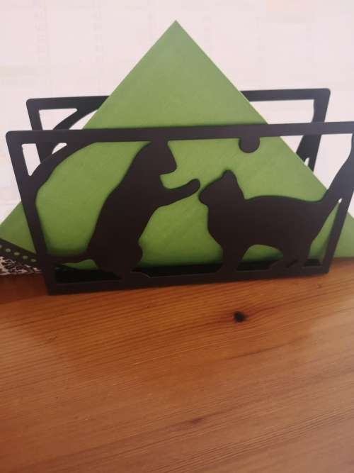 Serviette Holder (Cats) [New]
