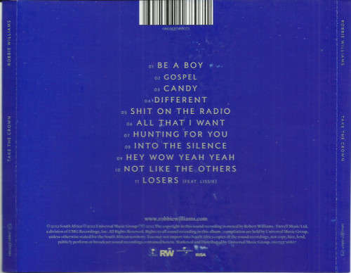 Robbie Williams - Take The Crown (Explicit CD) [New]
