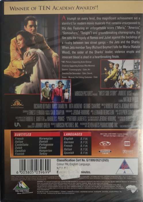 West Side Story (1961) (Special Edition DVD) [New]