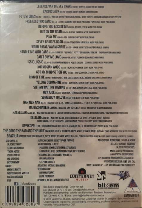 Ses Snare en Vriende Live (DVD) [New]
