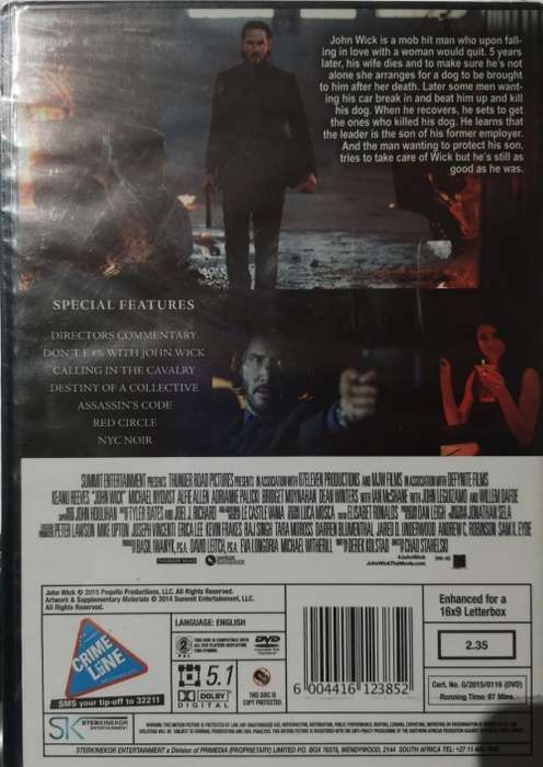 John Wick (DVD) [New!]