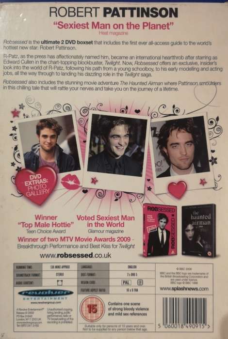 Robsessed & The Haunted Airman (Robert Pattinson) (2-DVD Box set)