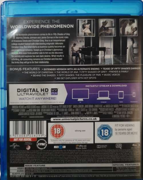 Fifty Shades of Grey - Unseen Edition (Blu-Ray)