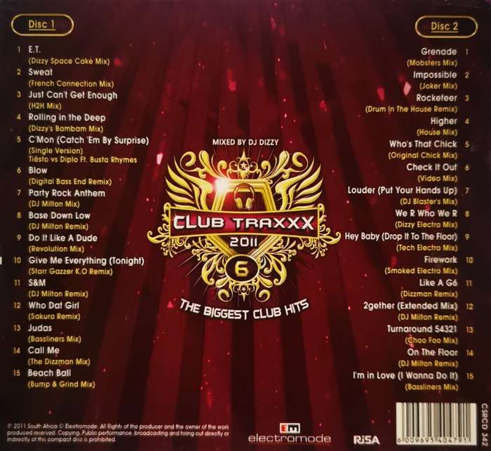 Club Traxxx 2011 Vol 6 (CD)