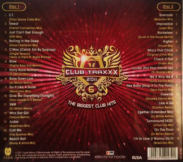 Club Traxxx 2011 Vol 6 (CD)