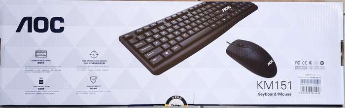AOC KM151 Keyboard and Mouse Combo [New]