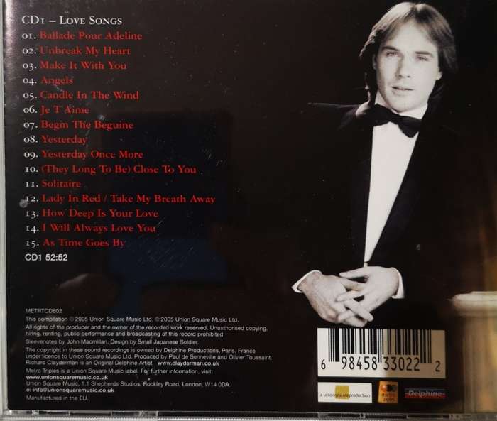 Richard Clayderman - The Ultimate Collection 1-3 (3-CD)