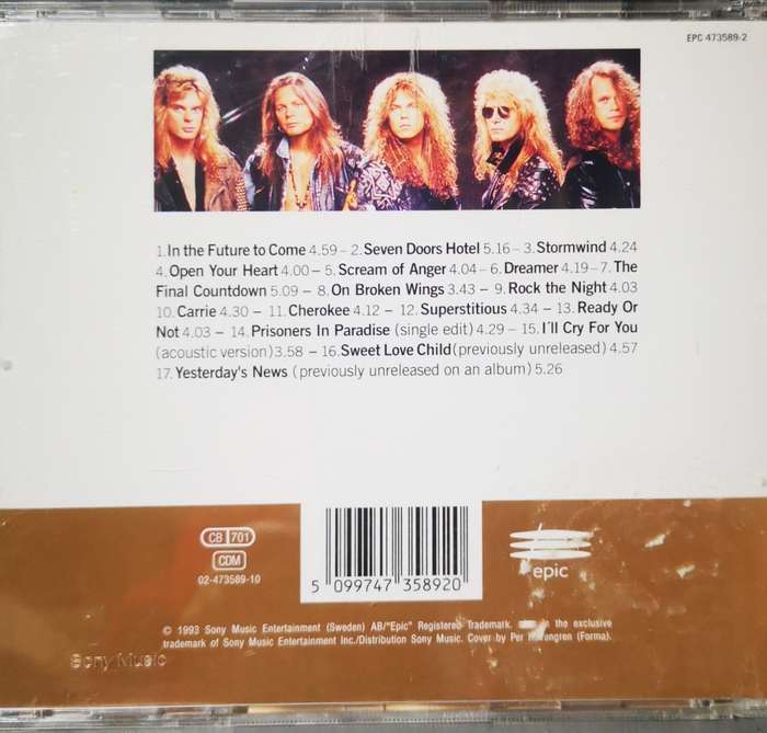 Europe - 1982-1992 (CD)