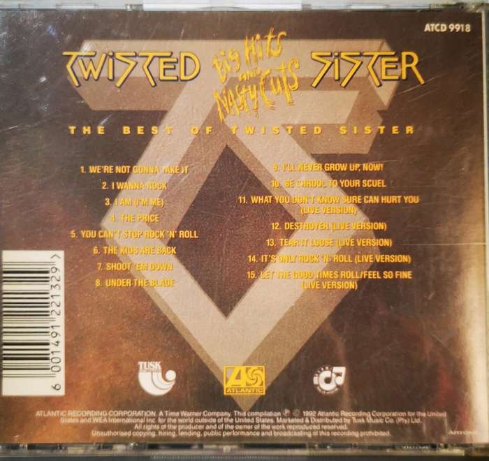 Twisted Sister - Big Hits And Nasty Cuts (CD)