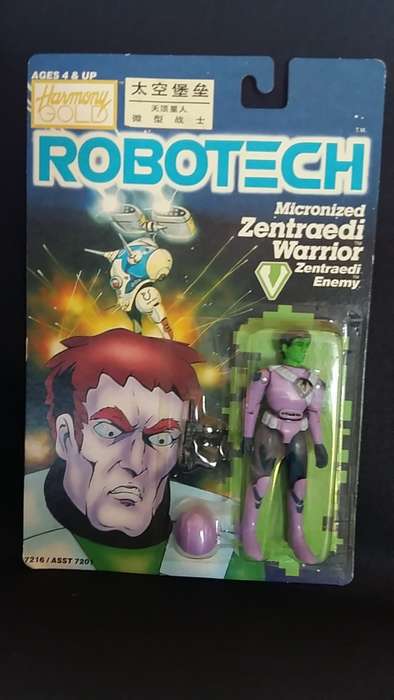 Robotech Carded Figure Lot with autograph