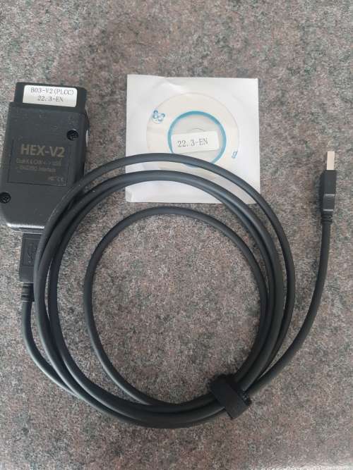 VW and AUDI VCDS HEX-V2 cables 22.3 software
