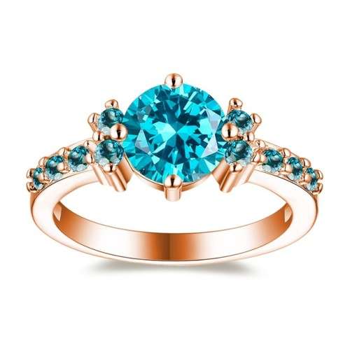 Sophisticated Stylish Simulated Diamond Ring