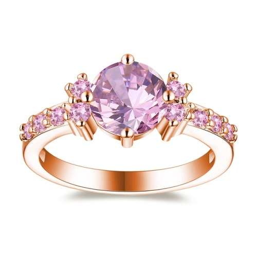 Sophisticated Stylish Simulated Diamond Ring