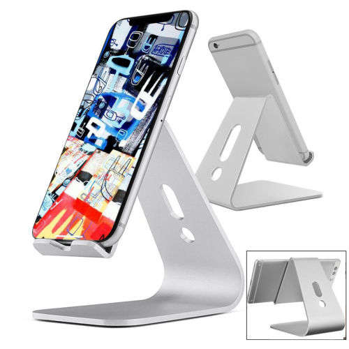 Universal Aluminum Tablet Mobile Phone Desk Table Stand Mount Holder Anti-slip