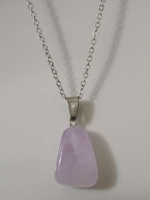 Brazil Natural Amethyst Trapezoid Necklace